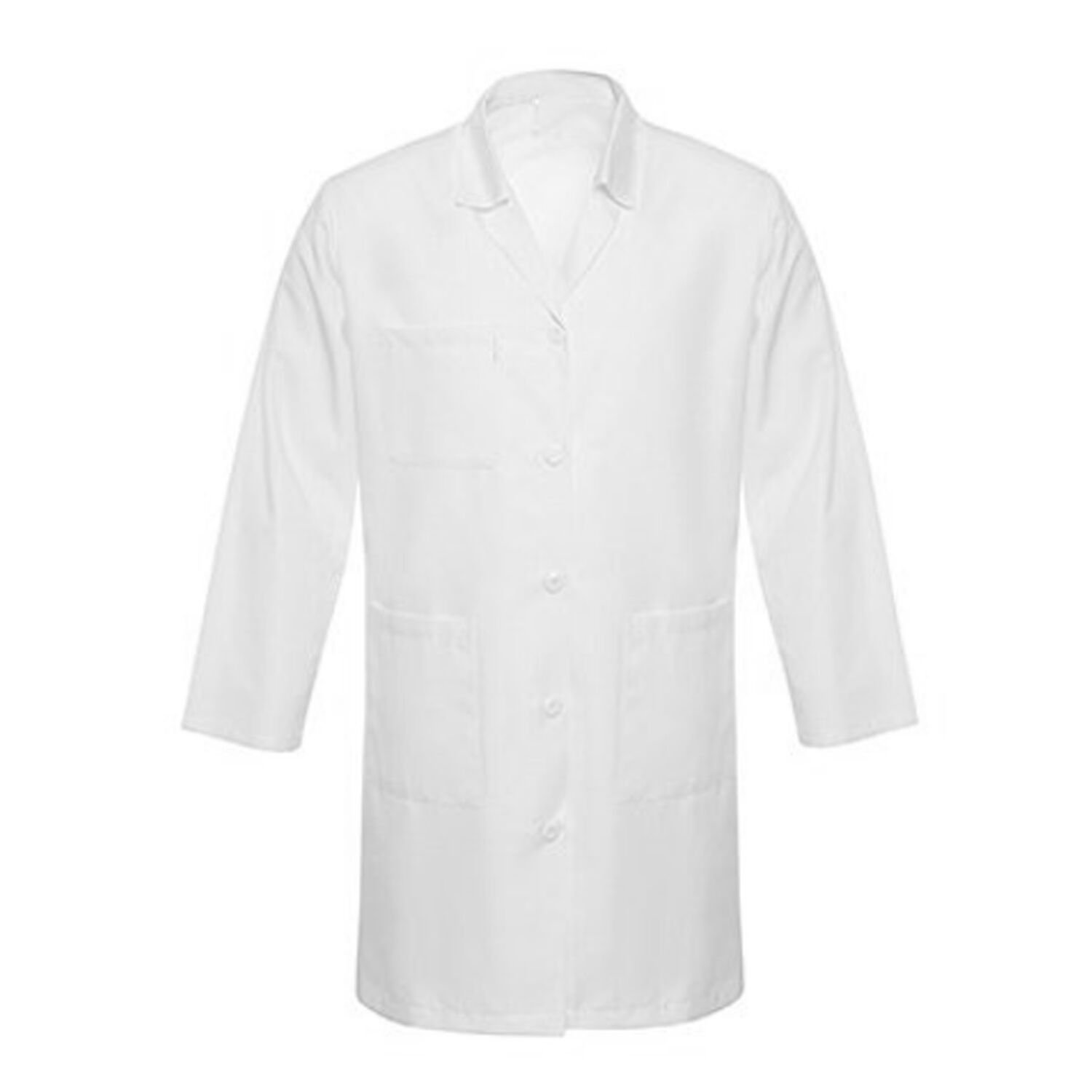 Alpaka Kumaş Erkek İş Önlüğü Beyaz