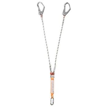 EKS 242 Şok Emicili ve Alüminyum Karabinalı Çift Bacaklı Dikişli Lanyard