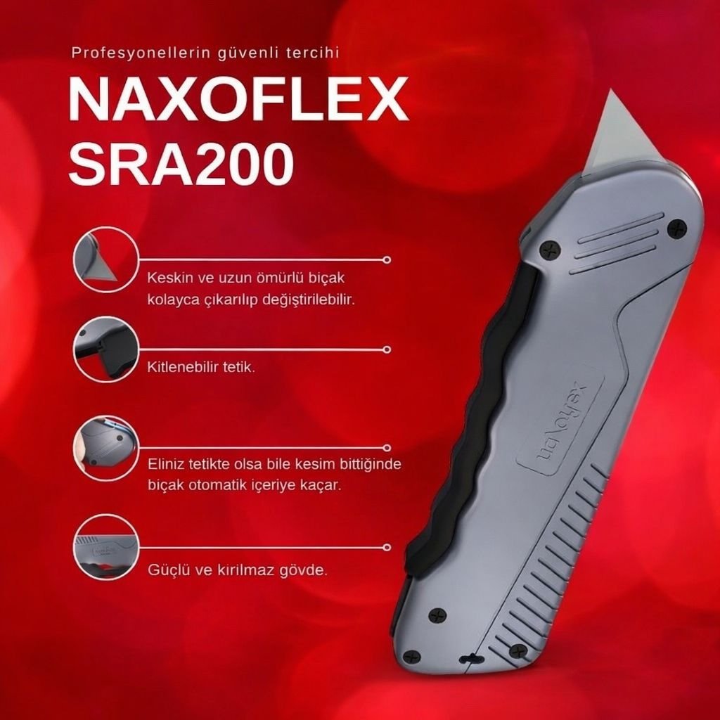 Naxoflex Tam Emniyetli Maket Bıçağı