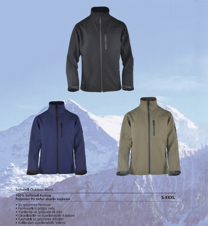 Softshell Mont Siyah