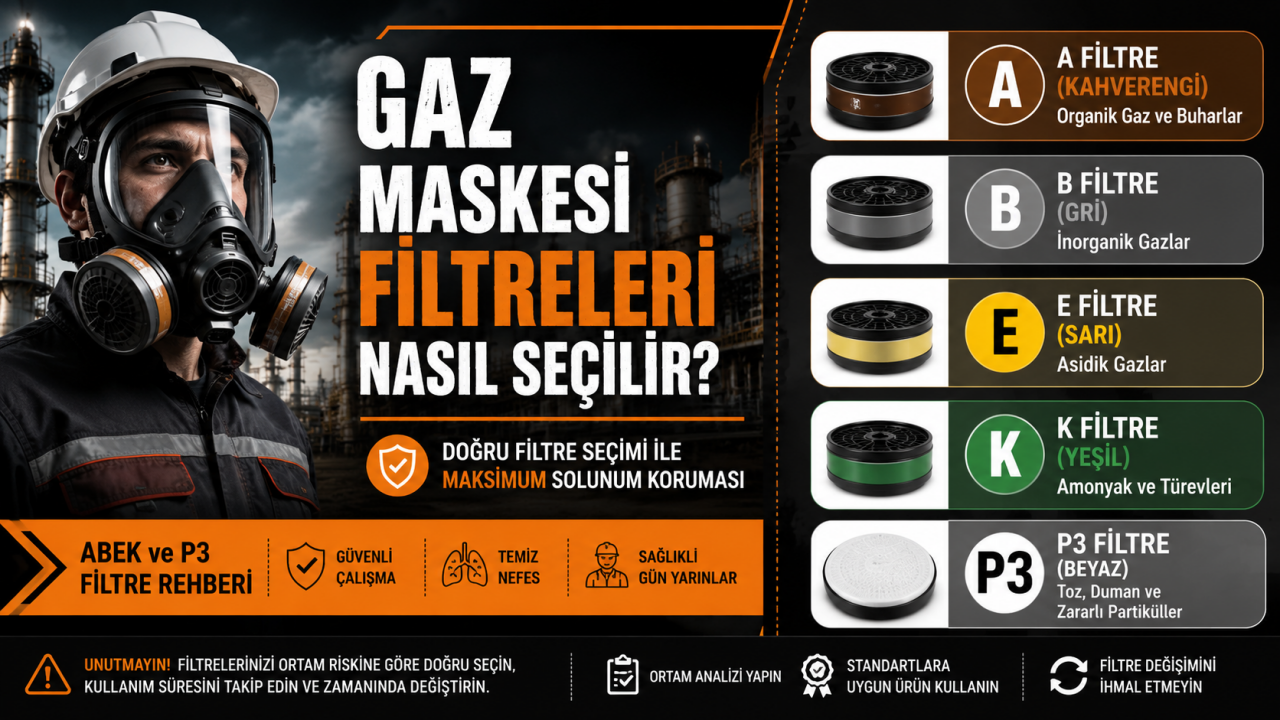 Gaz Maskesi Filtreleri Nasıl Seçilir?