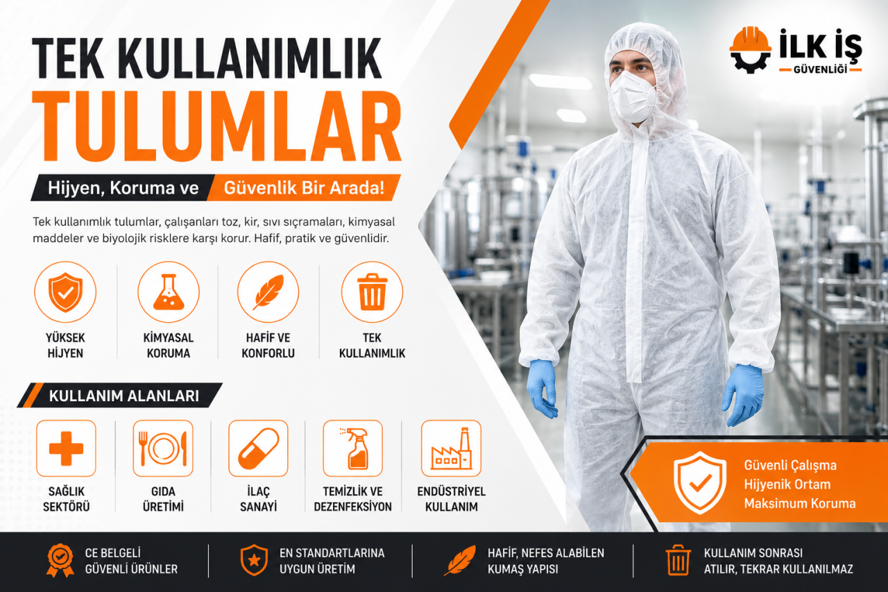 Tek Kullanımlık Tulumlar Nedir? Hangi Alanlarda Kullanılır?