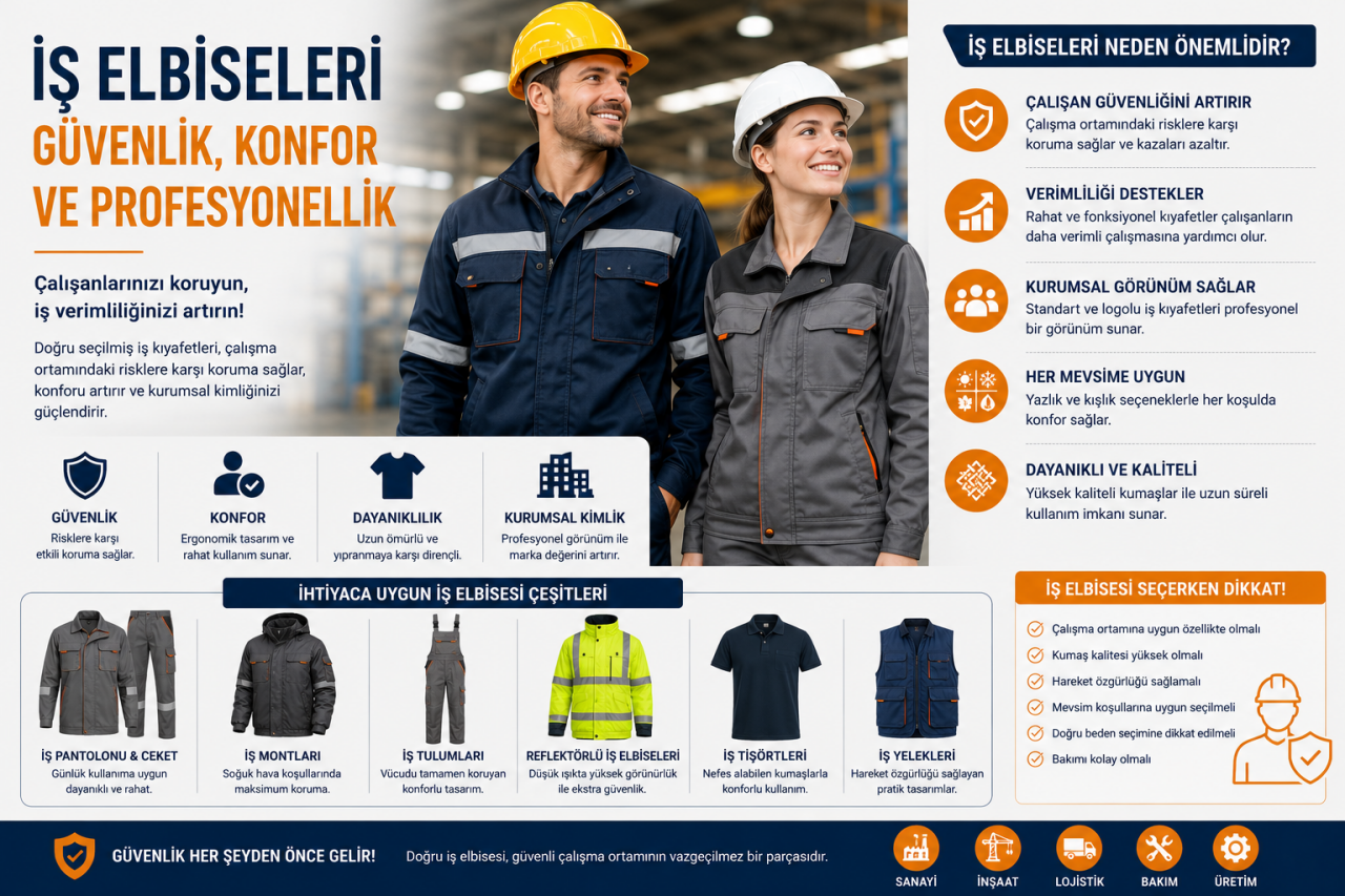 İş Elbiseleri Neden Önemlidir? Doğru İş Elbisesi Seçim Rehberi