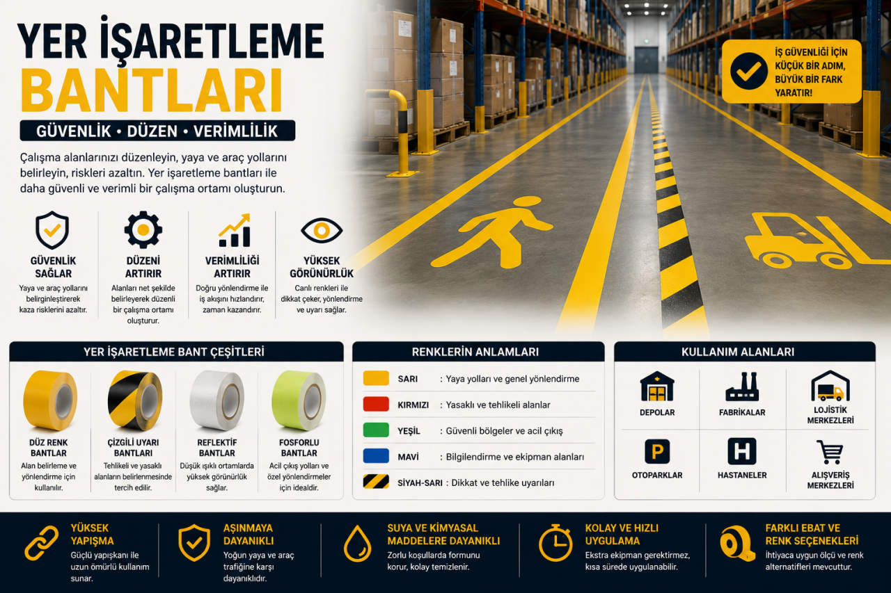 Yer İşaretleme Bantları Neden Kullanılır?