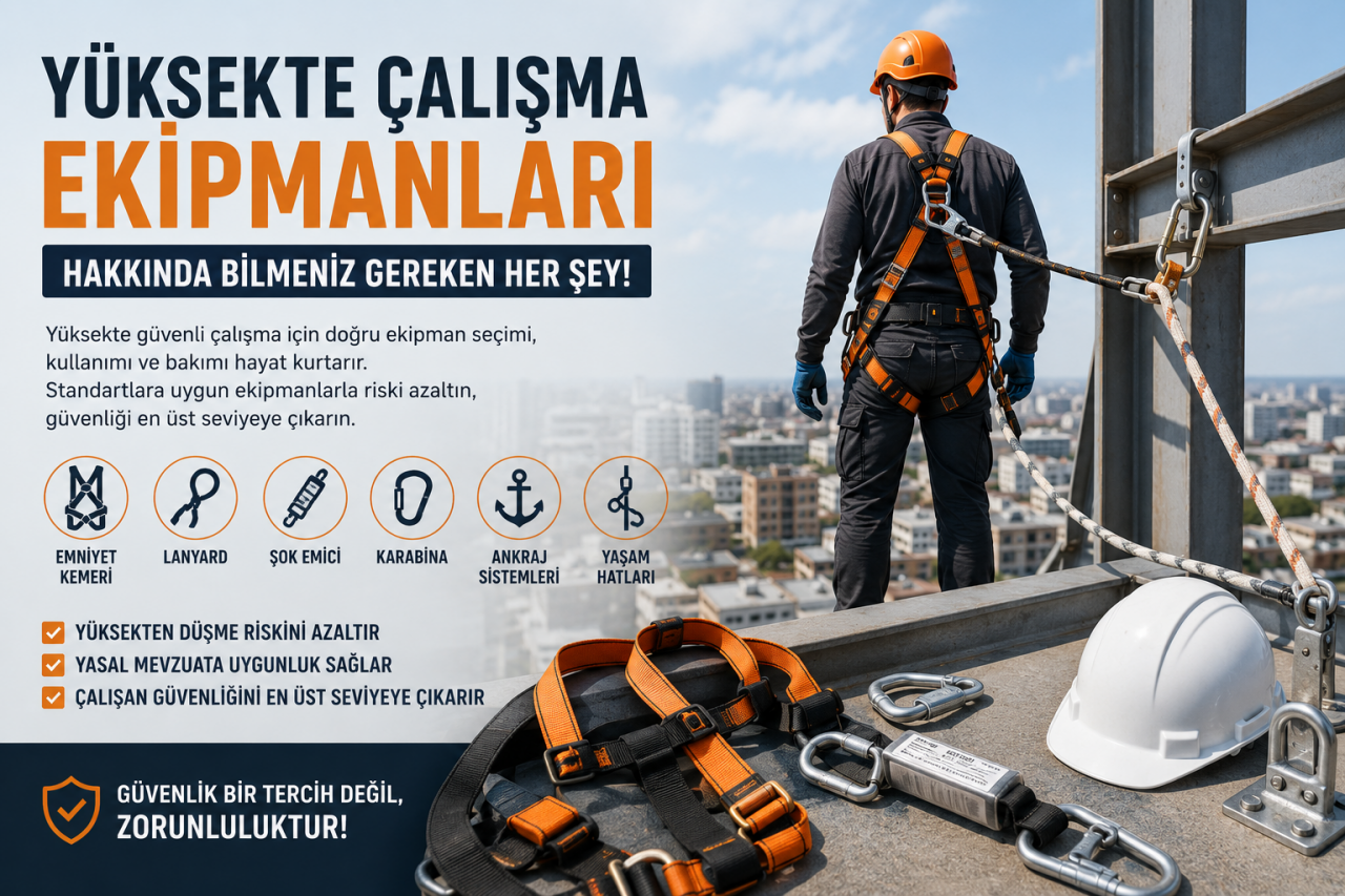 Yüksekte Çalışma Ekipmanları Hakkında Bilmeniz Gereken Her Şey!