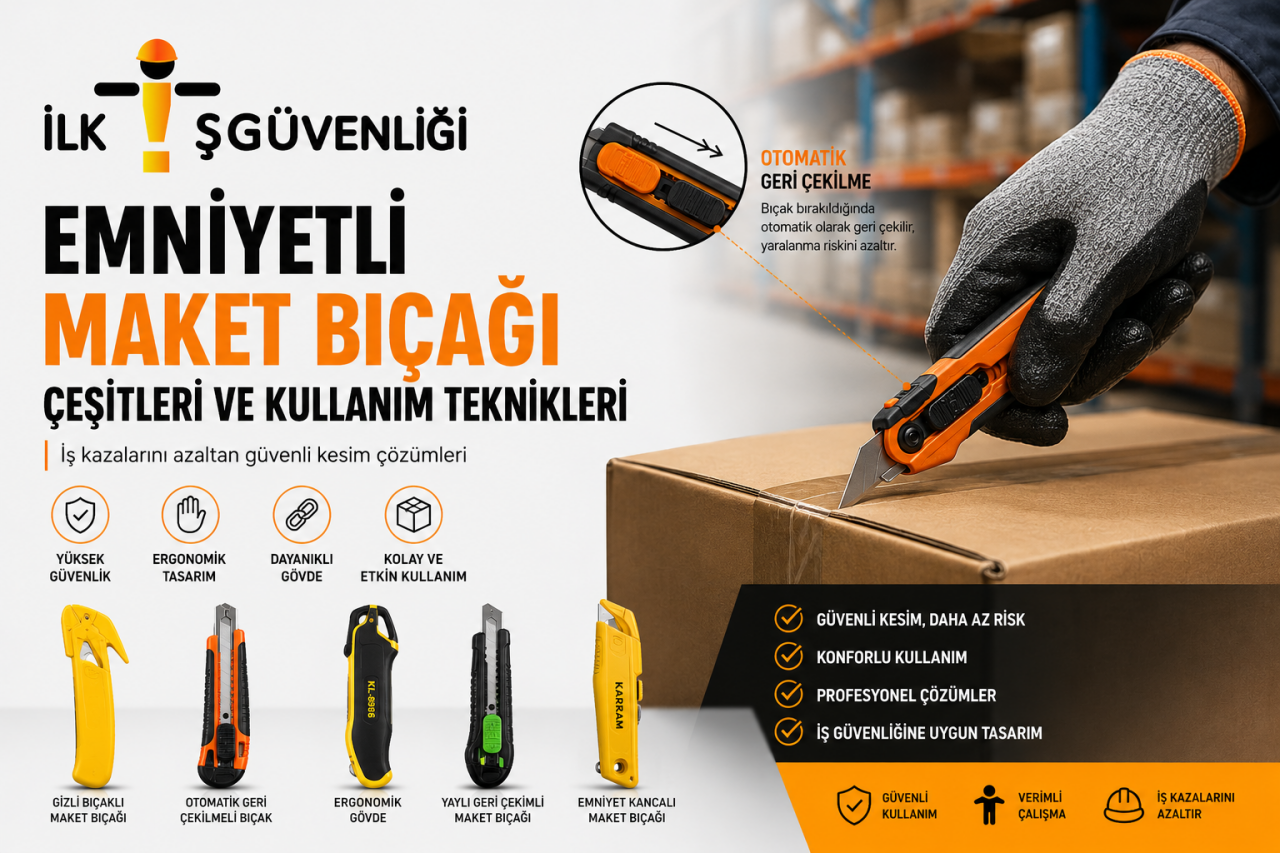 Emniyetli Maket Bıçağı Çeşitleri ve Kullanım Teknikleri