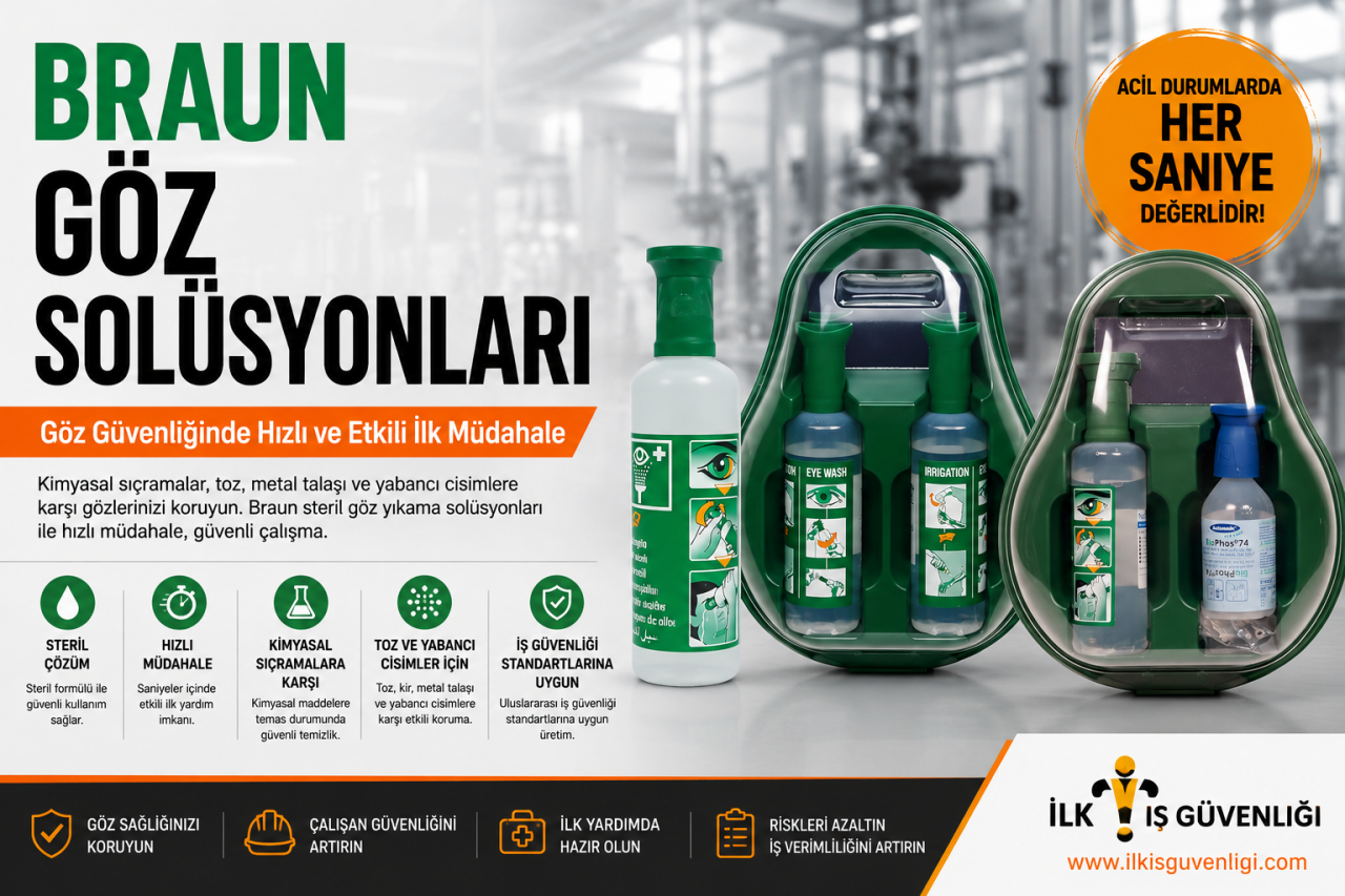 Braun Göz Solüsyonları: Göz Güvenliğinde Hızlı ve Etkili İlk Müdahale