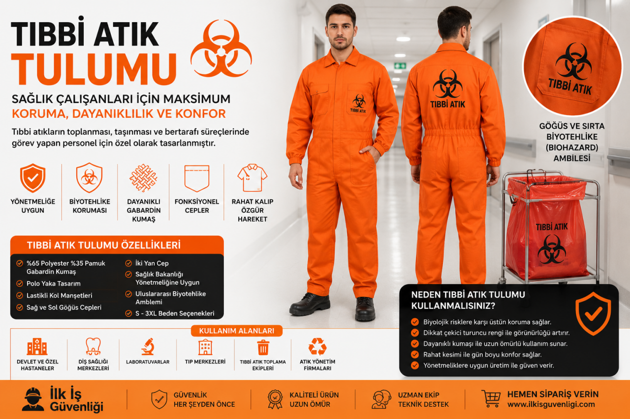 Tıbbi Atık Tulumu Nedir? Güvenli Çalışmanın Vazgeçilmez Koruyucu Giysisi