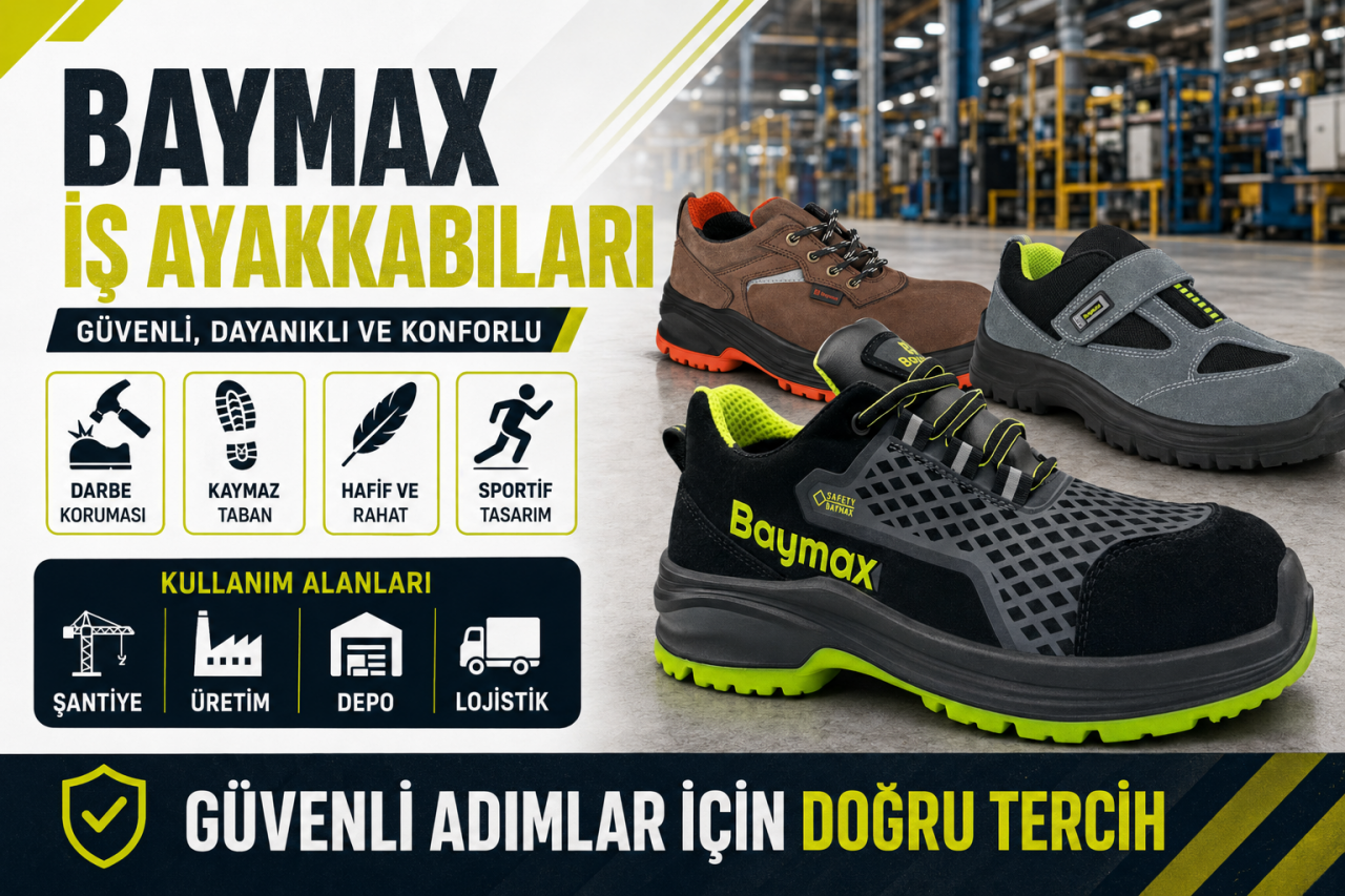 Baymax İş Ayakkabıları ile Güvenli ve Konforlu Adımlar