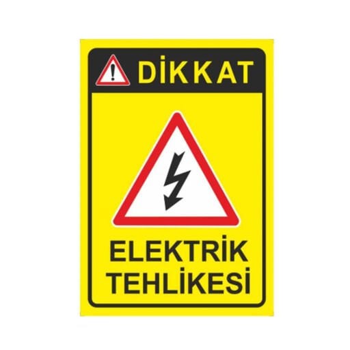 Elektrik Uyarı Levhaları