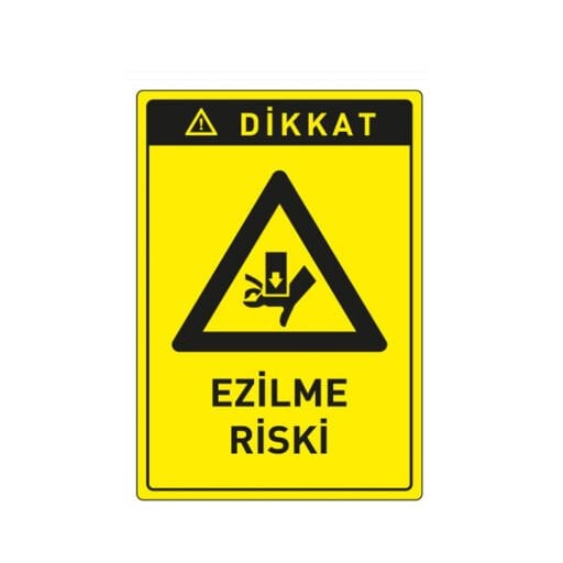 Kesilme-Sıkışma-Ezilme Tehlikesi