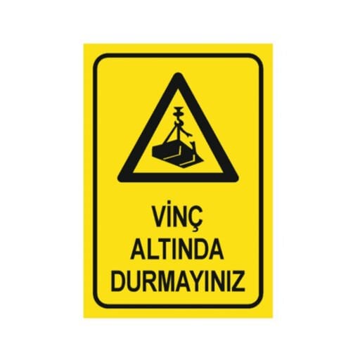 Vinç Uyarı Levhaları