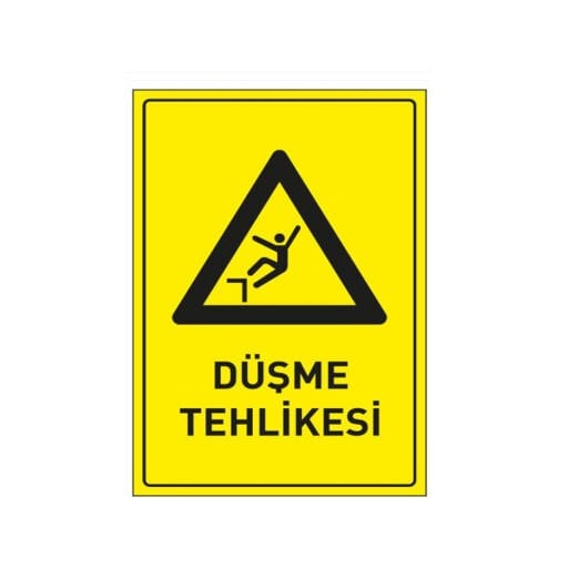 Düşme Tehlike Levhaları