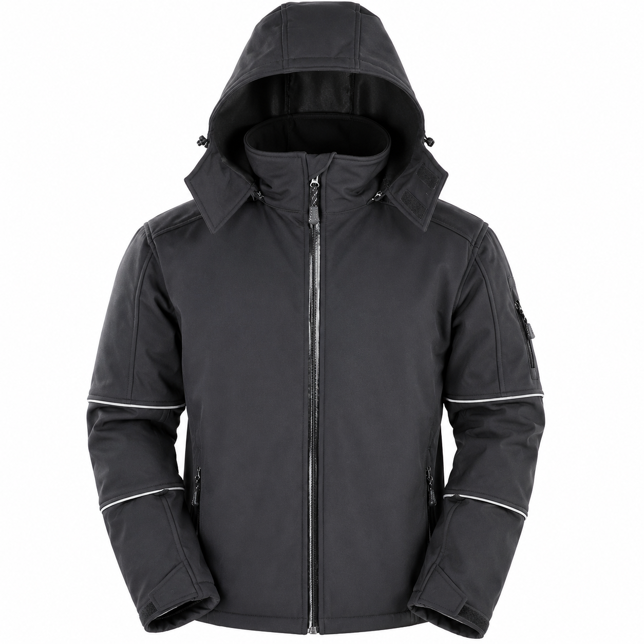 Vızwell Vwjk112 Outdoor Softshell Mont Siyah