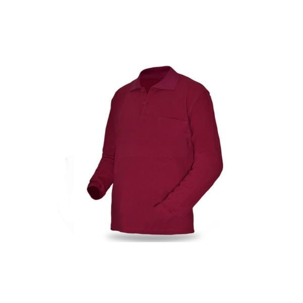 Polo Yaka Sweat Bordo