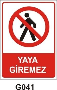 Yaya Giremez 25x35 cm PVC (Plastik) 0,50mm
