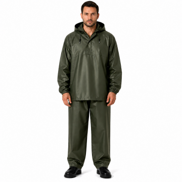 Balıkçı Takım Yağmurluk Haki Renk