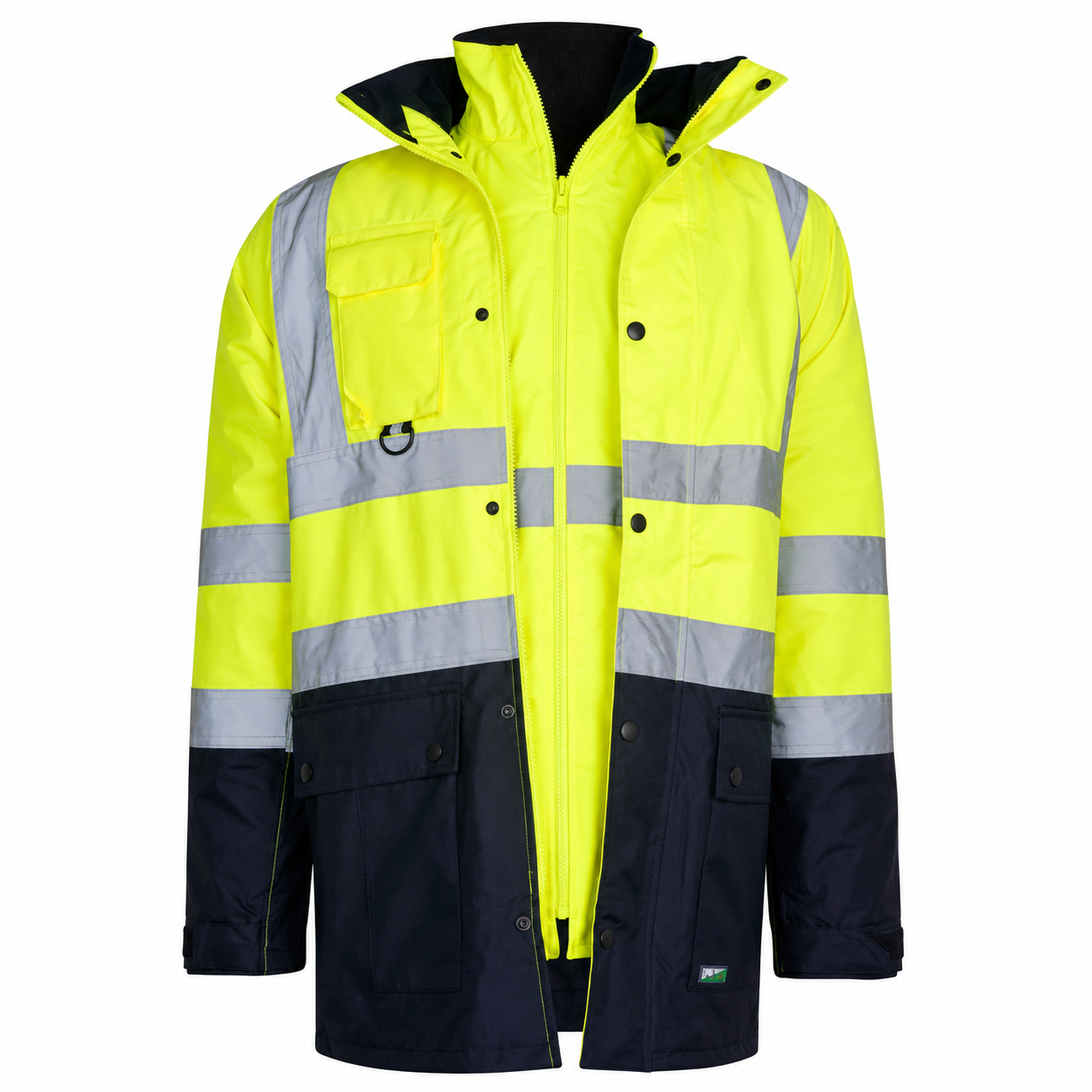 Izrasa Nt44 Oxford 5+1 Reflektörlü Parka Sarı Lacivert