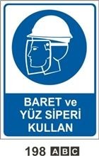 Baret ve Yüz Siperi Kullan 35x50 cm Saç (Galvaniz) 0,50mm