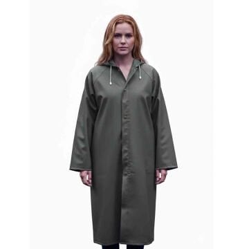 Balıkçı Uzun Yağmurluk Haki Renk