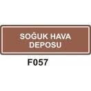 Soğuk Hava Deposu 10x30 cm Dekota (Forex) 3mm Levha