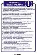 Personel Hijyen Talimatı