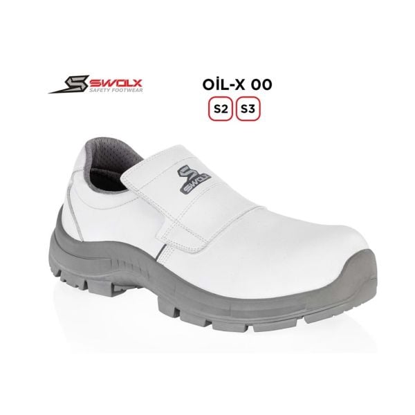 Swolx Oil-X 00 S2 Beyaz İş Ayakkabısı