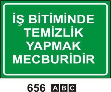 İş Bitiminde Temizlik Yapmak Mecburidir