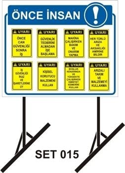 Profil Ayaklı İnşaat Seti 110X120 AYAKLI TABELA