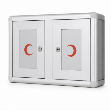 Metal Ecza Dolabı Kilitli
