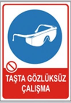 Taşta Gözlüksüz Çalışma 25x35 cm PVC (Plastik) 0,50mm