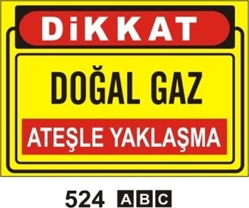 Doğalgaz Ateşle Yaklaşma 35x50 cm Saç (Galvaniz) 0,50mm