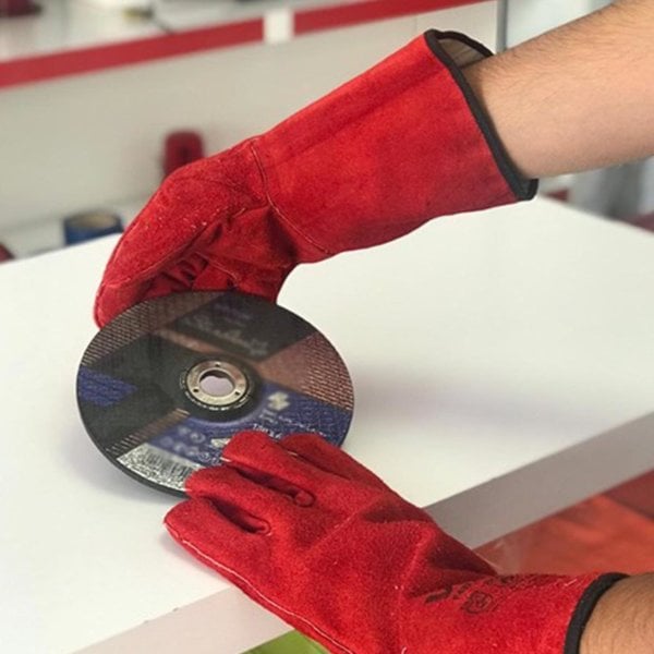 Veo F437 Isıya Dayanıklı Redweld Kaynak Eldiveni