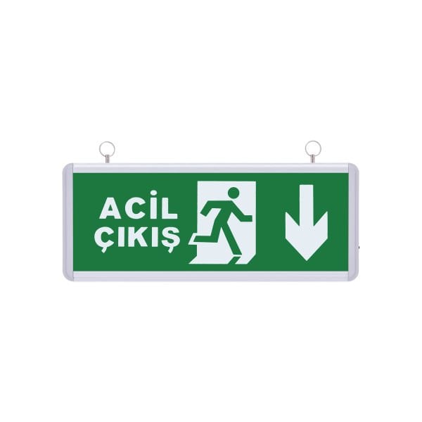 Acil Çıkış Armatür Aşağı Yön