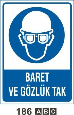 Baret ve Gözlük tak