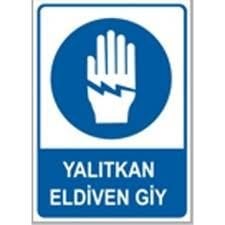 Yalıtkan Eldiven Giy 50x70 cm Dekota (Forex) 3mm Levha