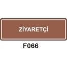 Ziyaretçi 10x15 cm Sticker (Yapışkanlı) Etiket