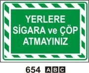 Yerlere Sigara Çöp Atmayınız