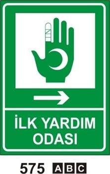 İlk Yardım Odası 35x50 cm Dekota (Forex) 3mm