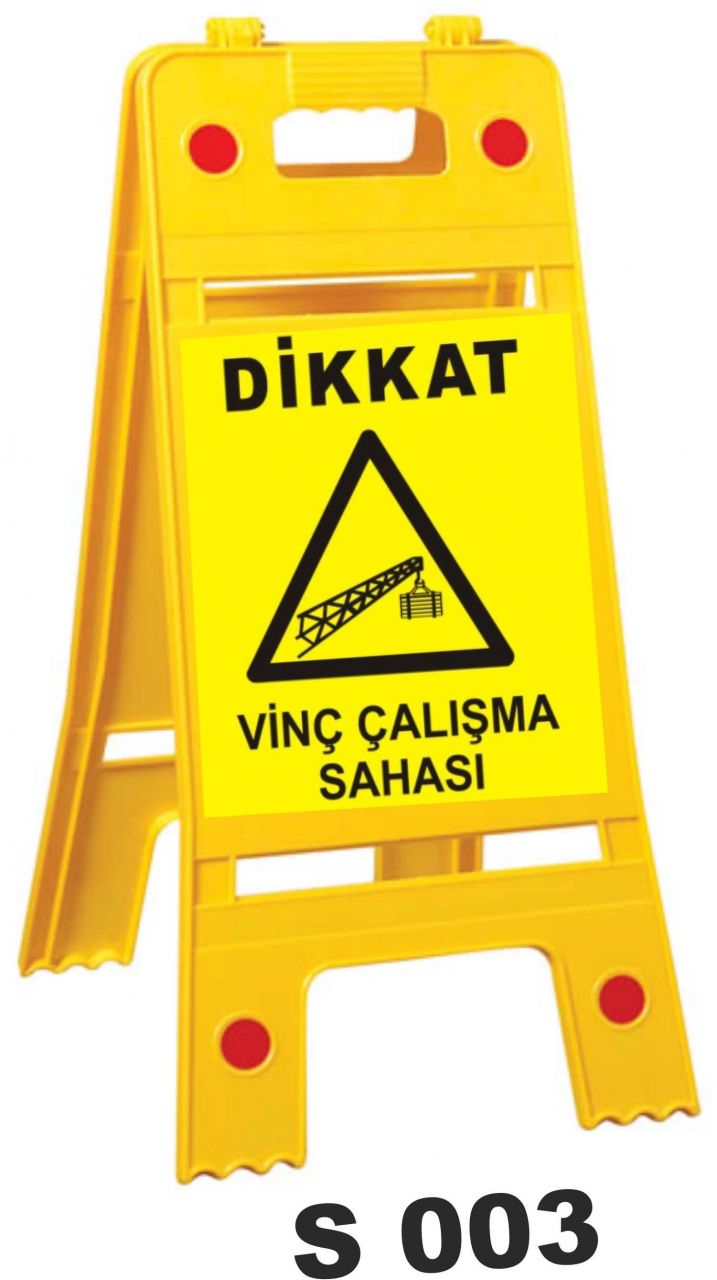 Dikkat Vinç Çalışma Sahası