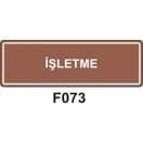 İşletme 10x15 cm Sticker (Yapışkanlı) Etiket