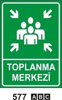 Toplanma Merkezi 35x50 cm PVC (Plastik) 0,50mm