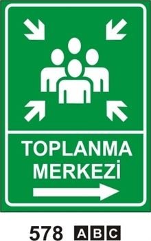 Toplanma Merkezi 35x50 cm PVC (Plastik) 0,50mm