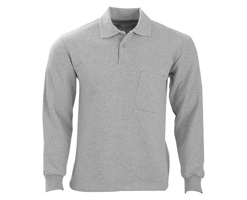 Polo Yaka Sweatshirt Gri
