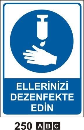 Ellerinizi Dezenfekte edin