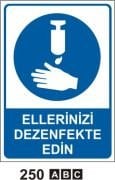 Ellerinizi Dezenfekte edin