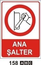 Ana Şartel 25x35 cm Sticker (Yapışkanlı) Etiket