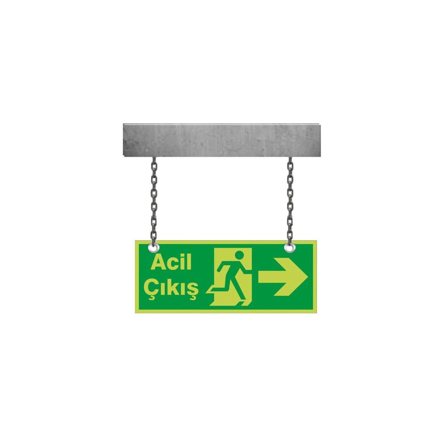 Çift Yönlü  Fotolümenli Sağ Ok