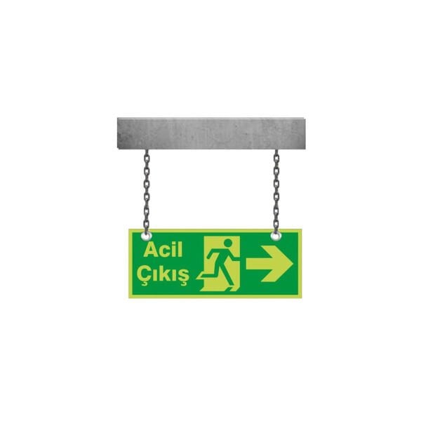 Çift Yönlü  Fotolümenli Sağ Ok