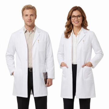 Alpaka Beyaz Doktor Önlüğü ve Öğretmen Önlüğü